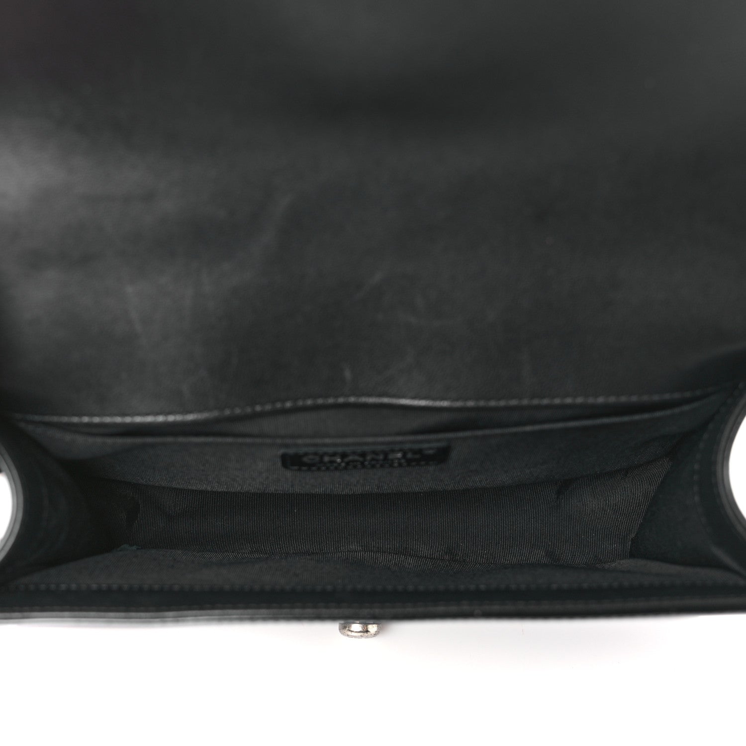 Chanel Glazed Calfskin Medium Boy Flap Black 5 of 9