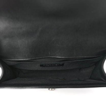 Chanel Glazed Calfskin Medium Boy Flap Black 5 of 9