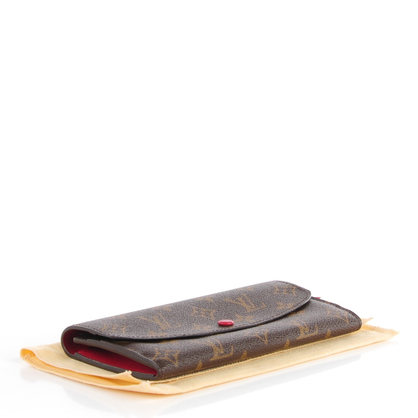 Monogram Emilie Wallet Red
