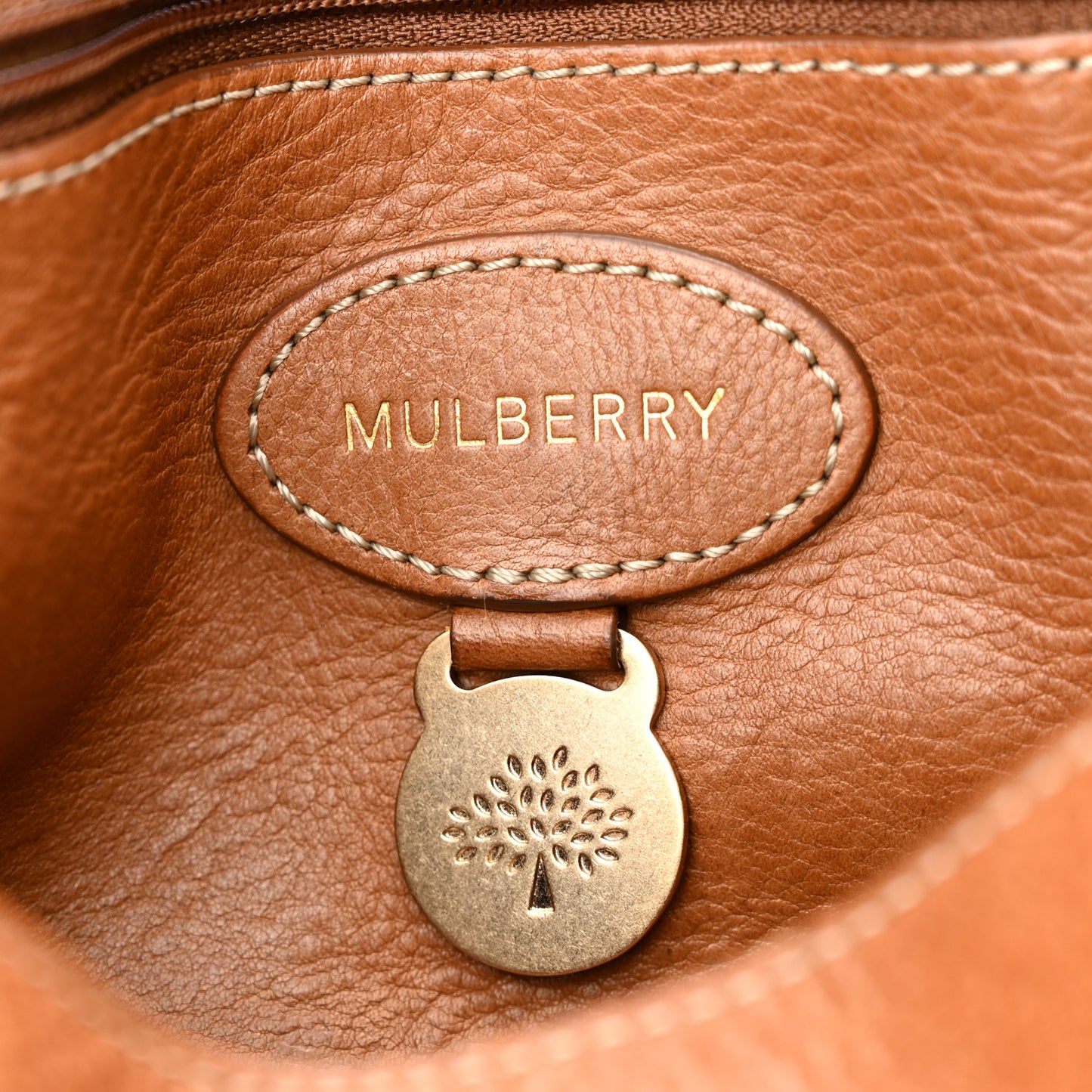 Classic Grain Small Bayswater Satchel Oak