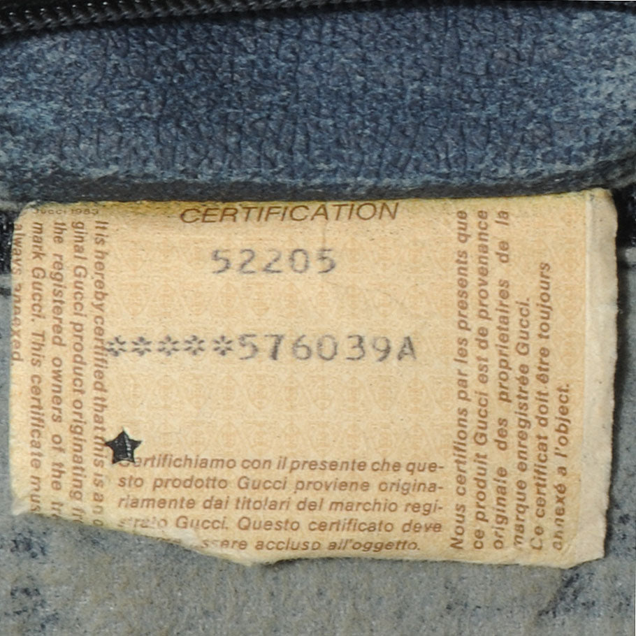 Gucci Monogram Web Boston Navy 9 of 9