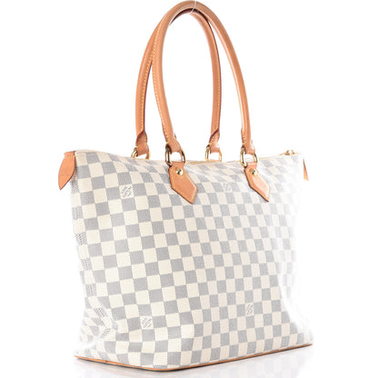 Louis Vuitton Damier Azur Saleya MM 2 of 14