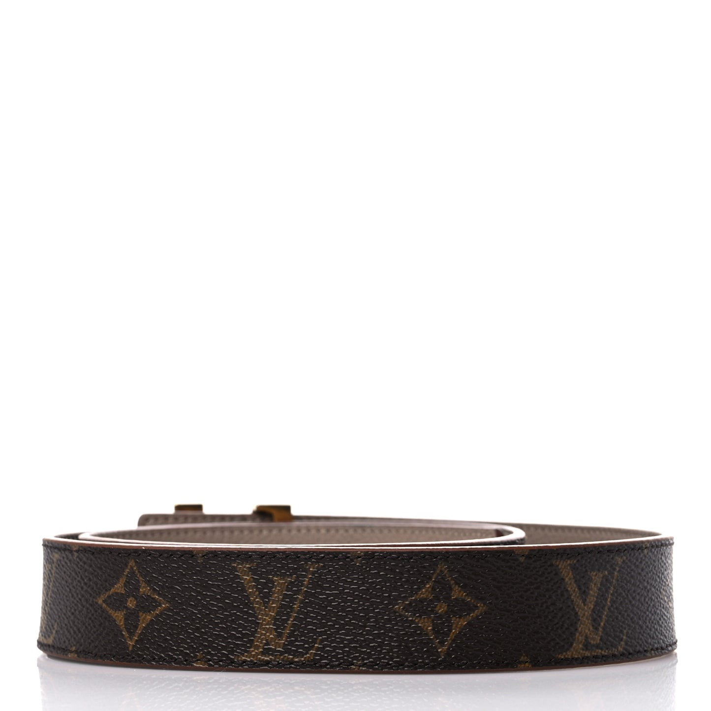 Calfskin Monogram 30mm LV Initiales Reversible Belt 85 34 Arizona