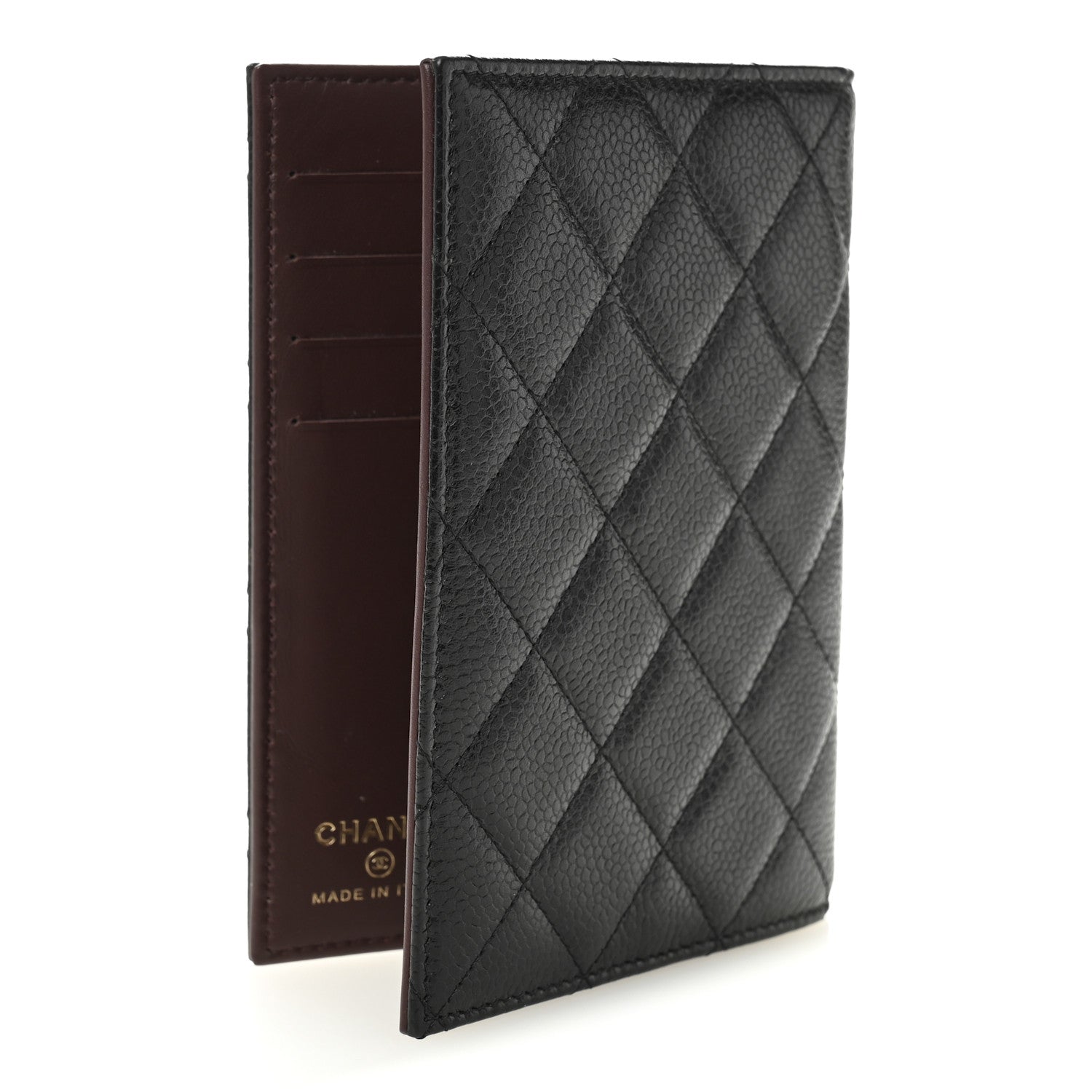 Chanel Caviar Quilted Passport Holder Black 3 of 6