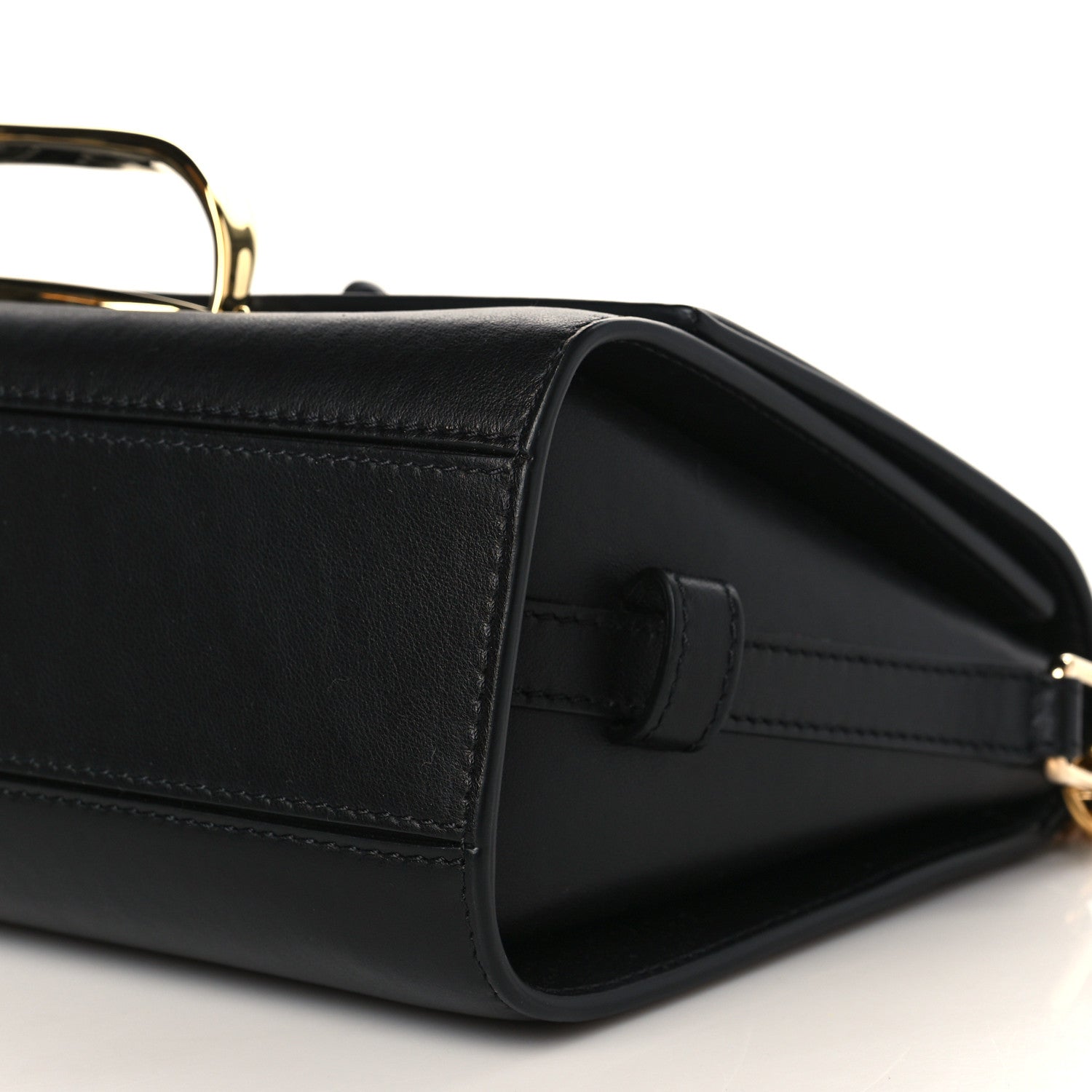 Alexander McQueen Calfskin Braided The Story Shoulder Bag Black 8 of 9