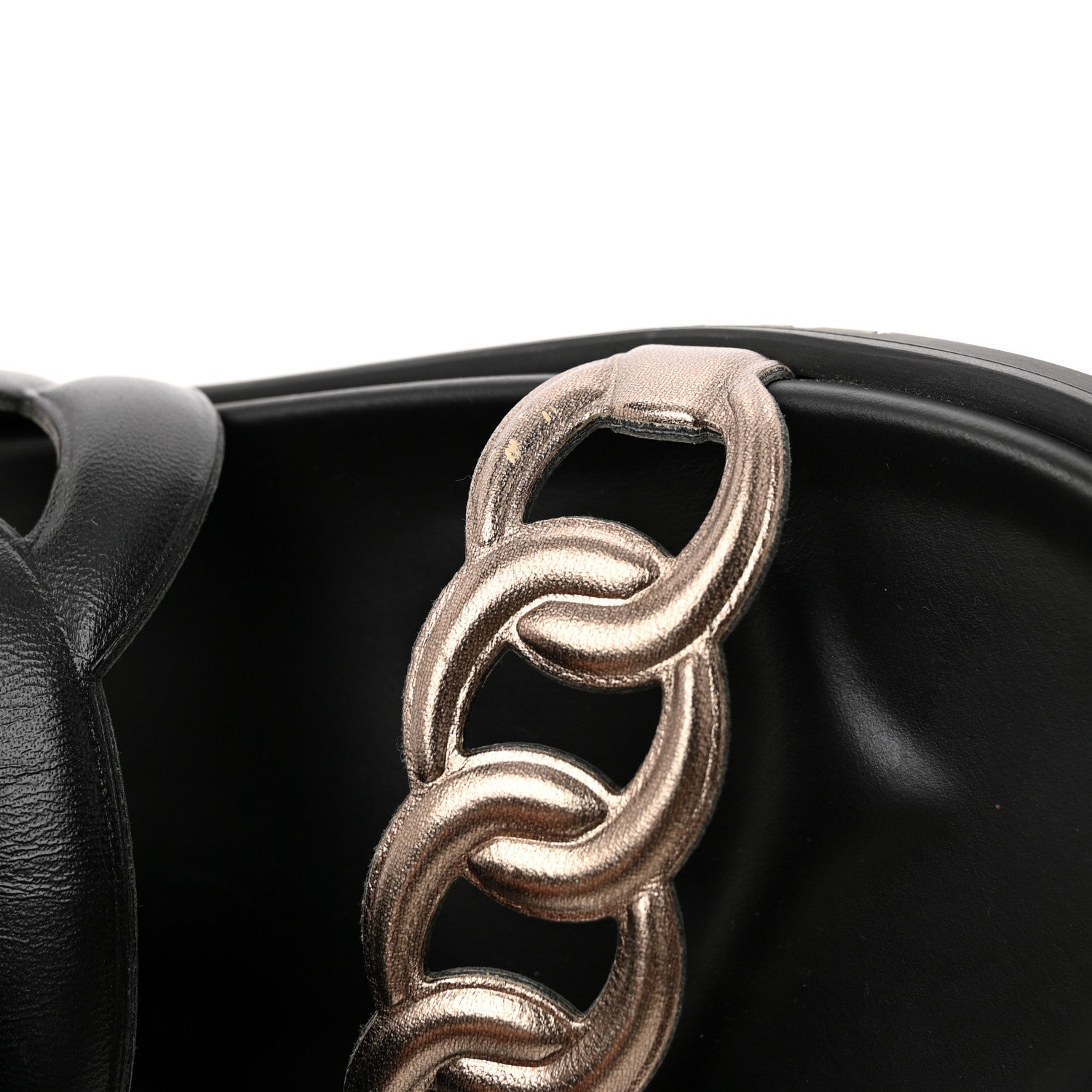 Hermes Nappa Extra Sandals 36.5 Black Mordore 10 of 11