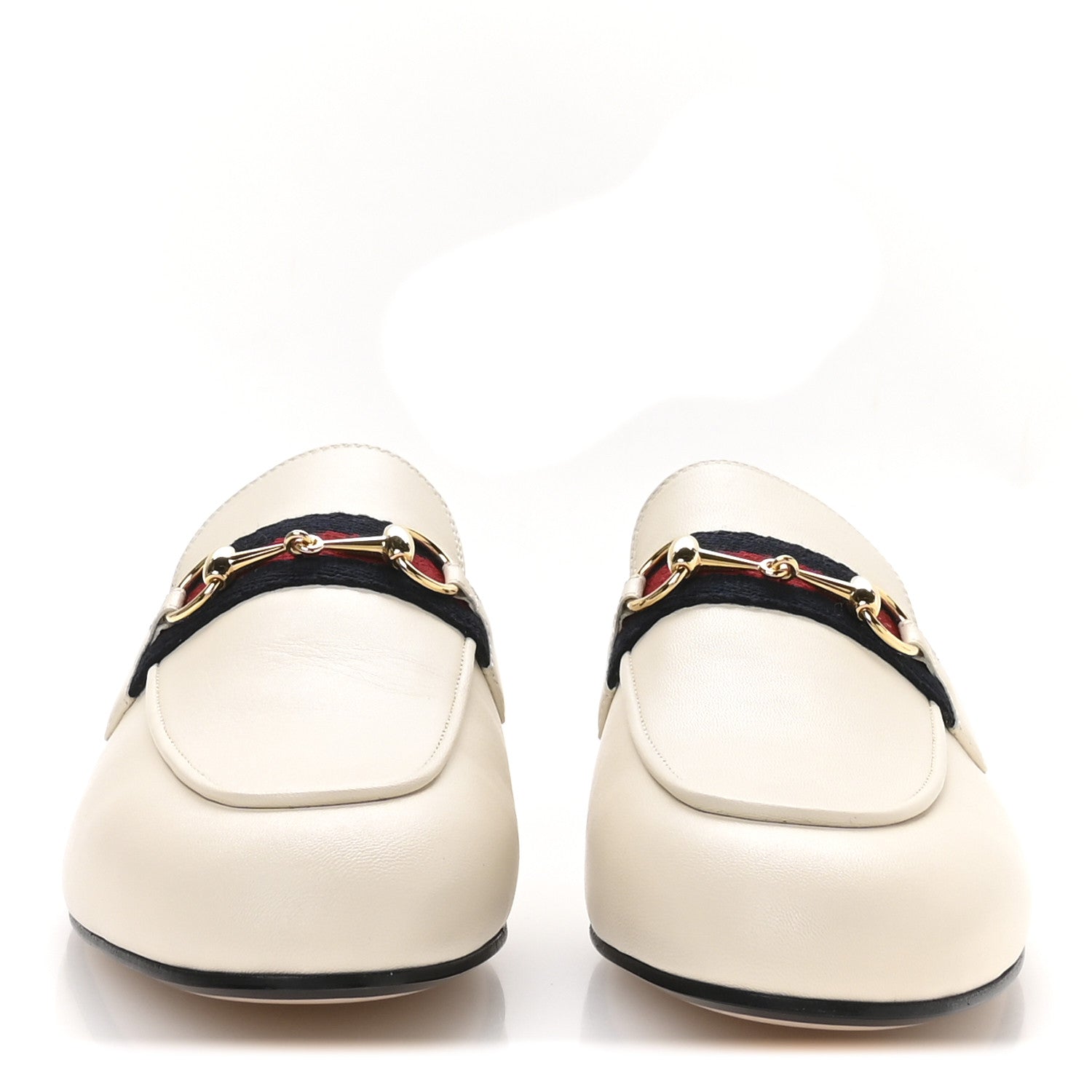 Gucci Malaga Kid Web Womens Princetown Slippers 39.5 Mystic White 3 of 9