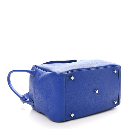 Hermes Taurillon Clemence Lindy 30 Bleu Electrique 4 of 10