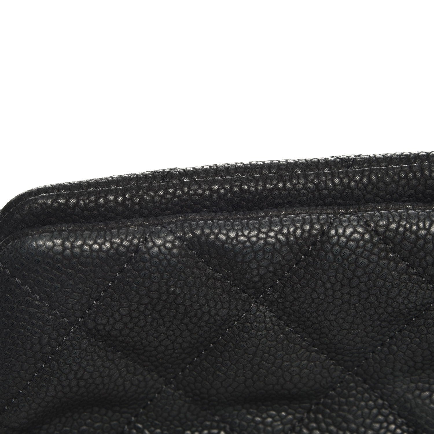 Chanel Iridescent Caviar Quilted Lady Pearly Tote Black 8 of 12