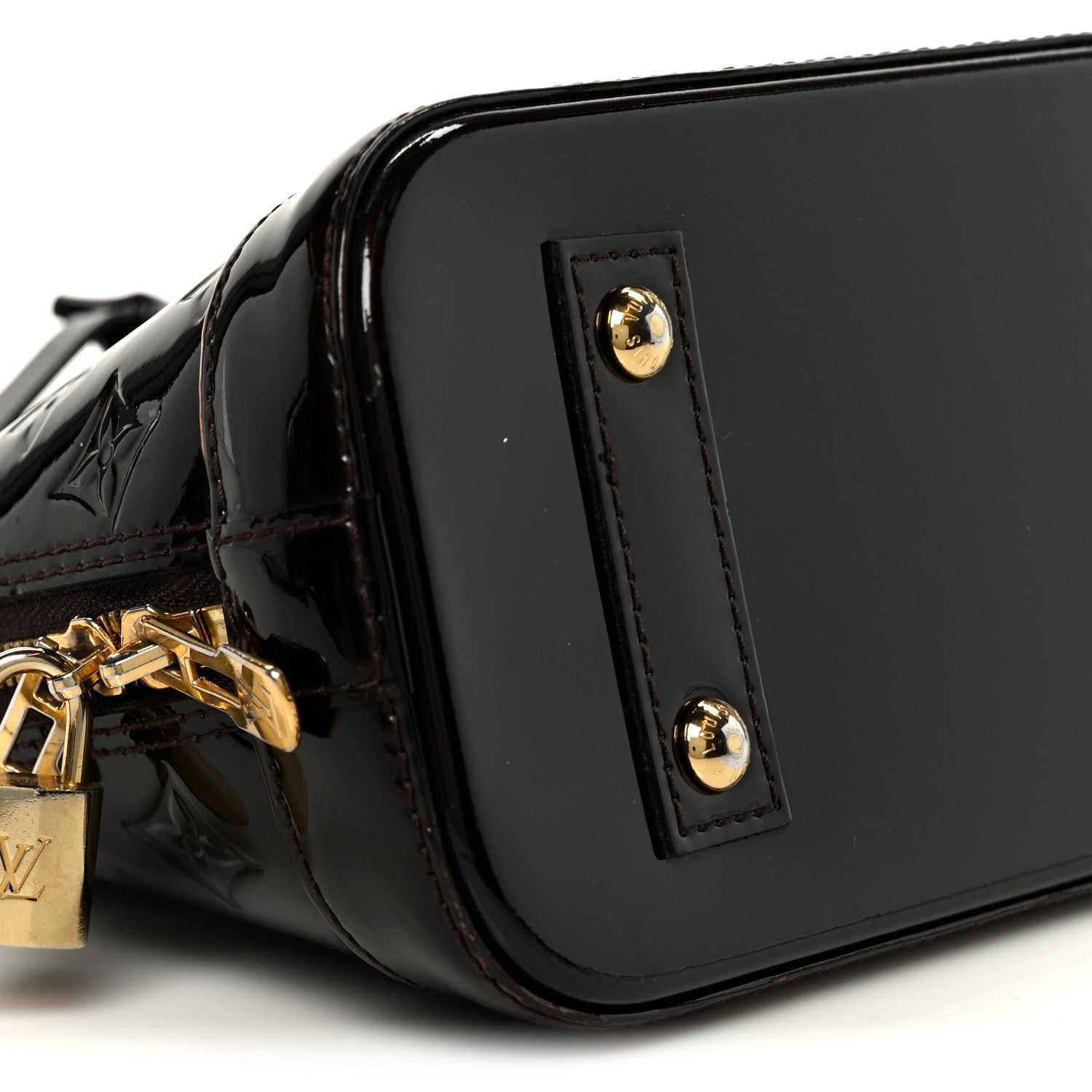 Louis Vuitton Vernis Alma BB Amarante 9 of 12