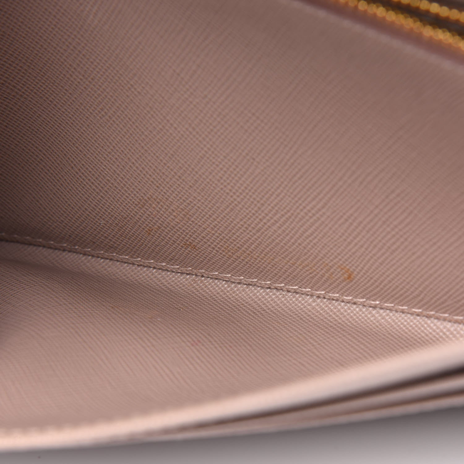 Prada Saffiano Metal Oro Chain Wallet Cammeo 8 of 16