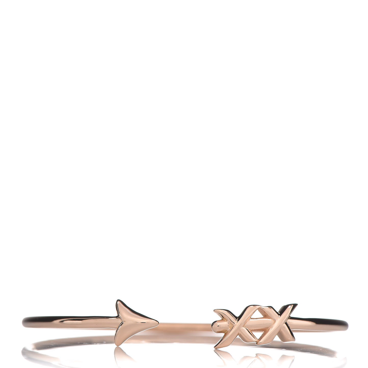 18K Rose Gold Paloma's Graffiti Arrow Cuff Bracelet