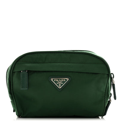 Prada Tessuto Nylon Vela Cosmetic Pouch Smeraldo 1 of 10