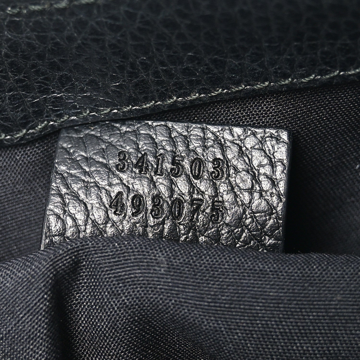 Gucci Nylon Monogram Medium GG Charm Dome Satchel Black 7 of 10