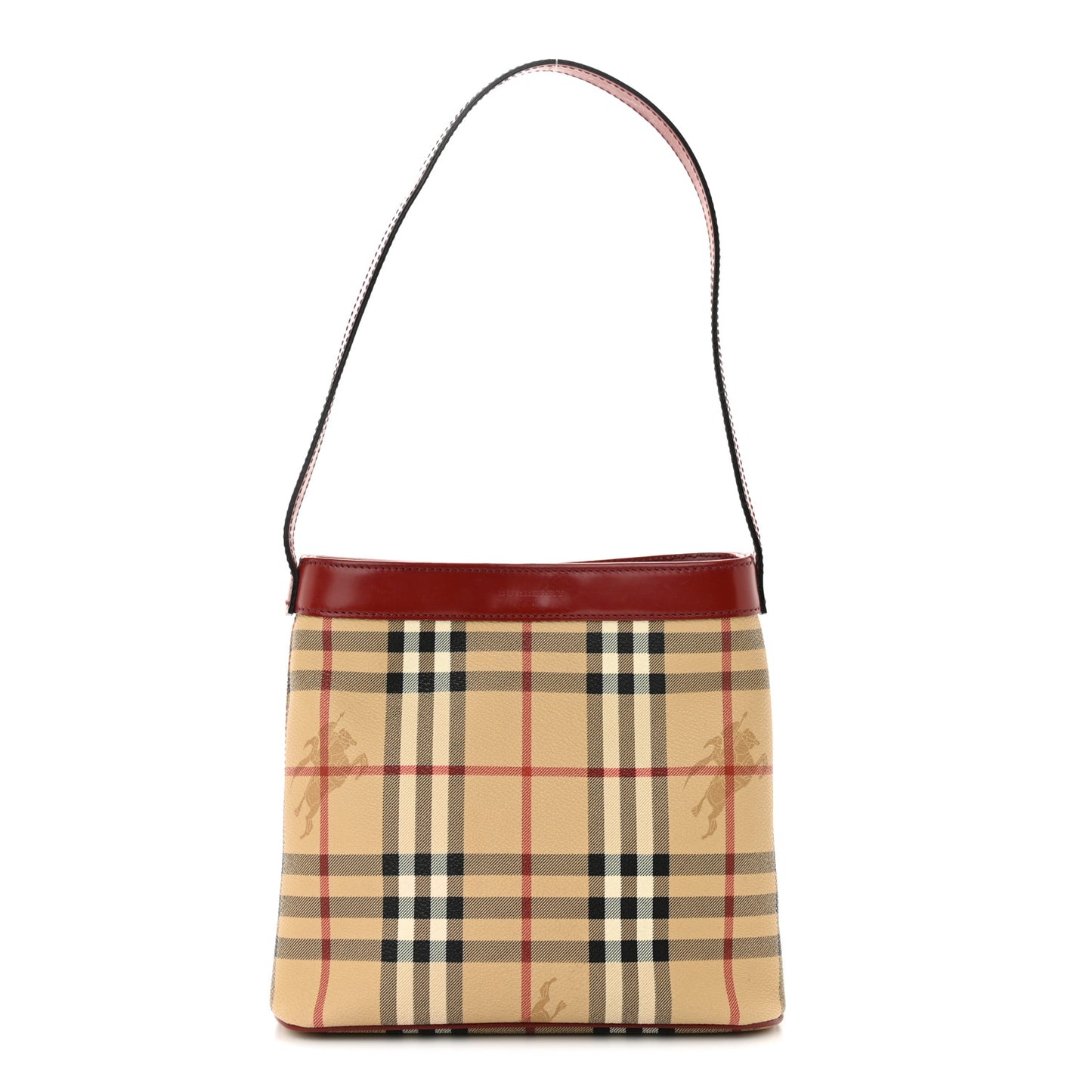 Haymarket Check Shoulder Bag Red