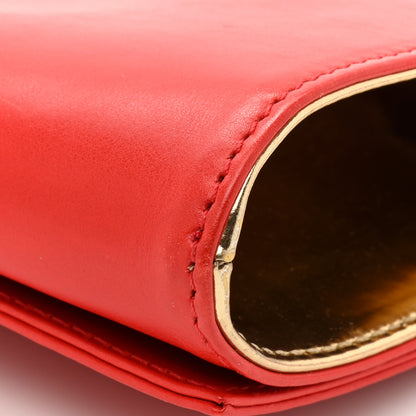 Givenchy Calfskin Long Clutch With Me Blood Orange 11 of 15