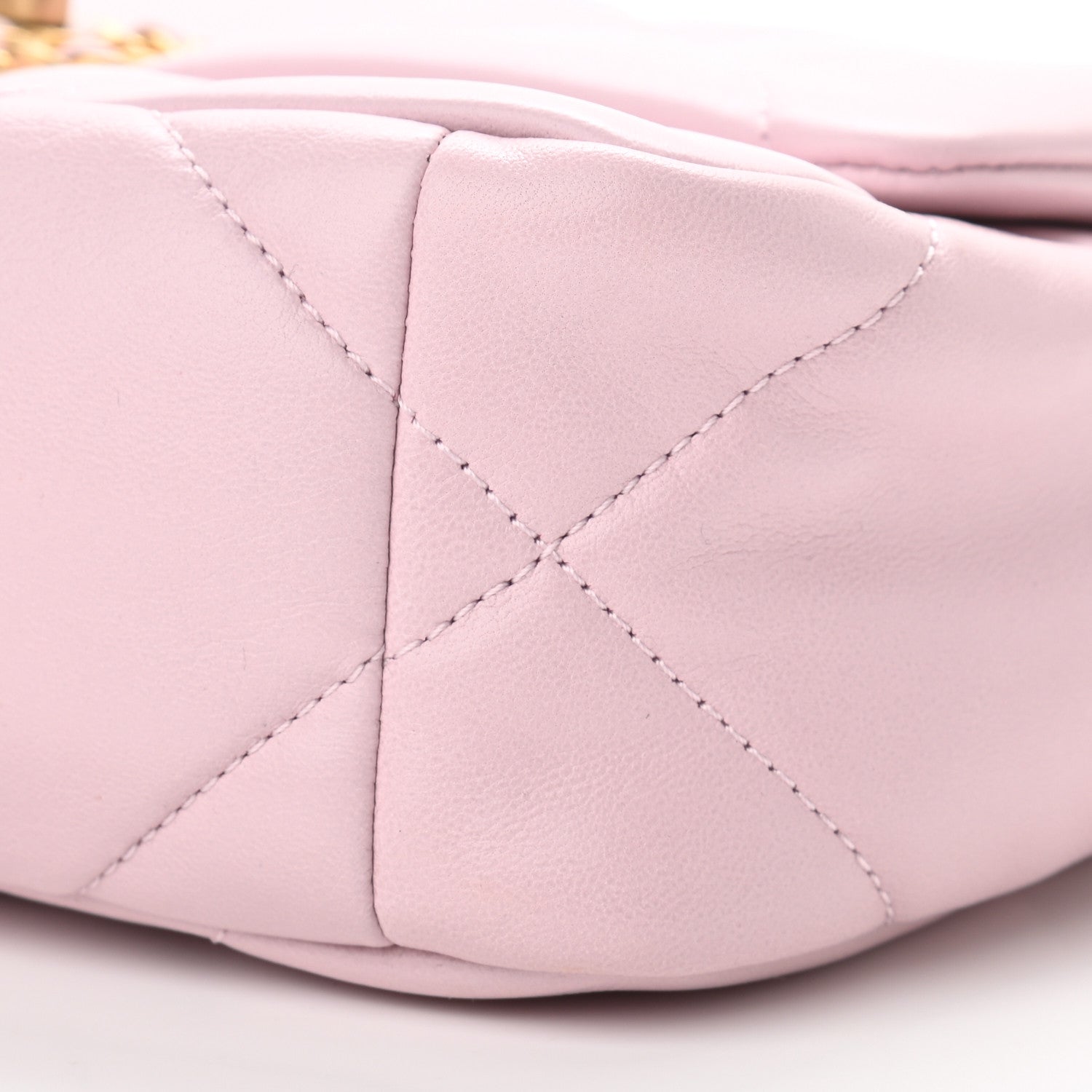 Chanel Lambskin Quilted Medium Chanel 19 Flap Light Pink 10 of 11