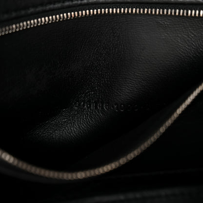Balenciaga Grained Calfskin Small Hourglass Sling Shoulder Bag Black 7 of 14