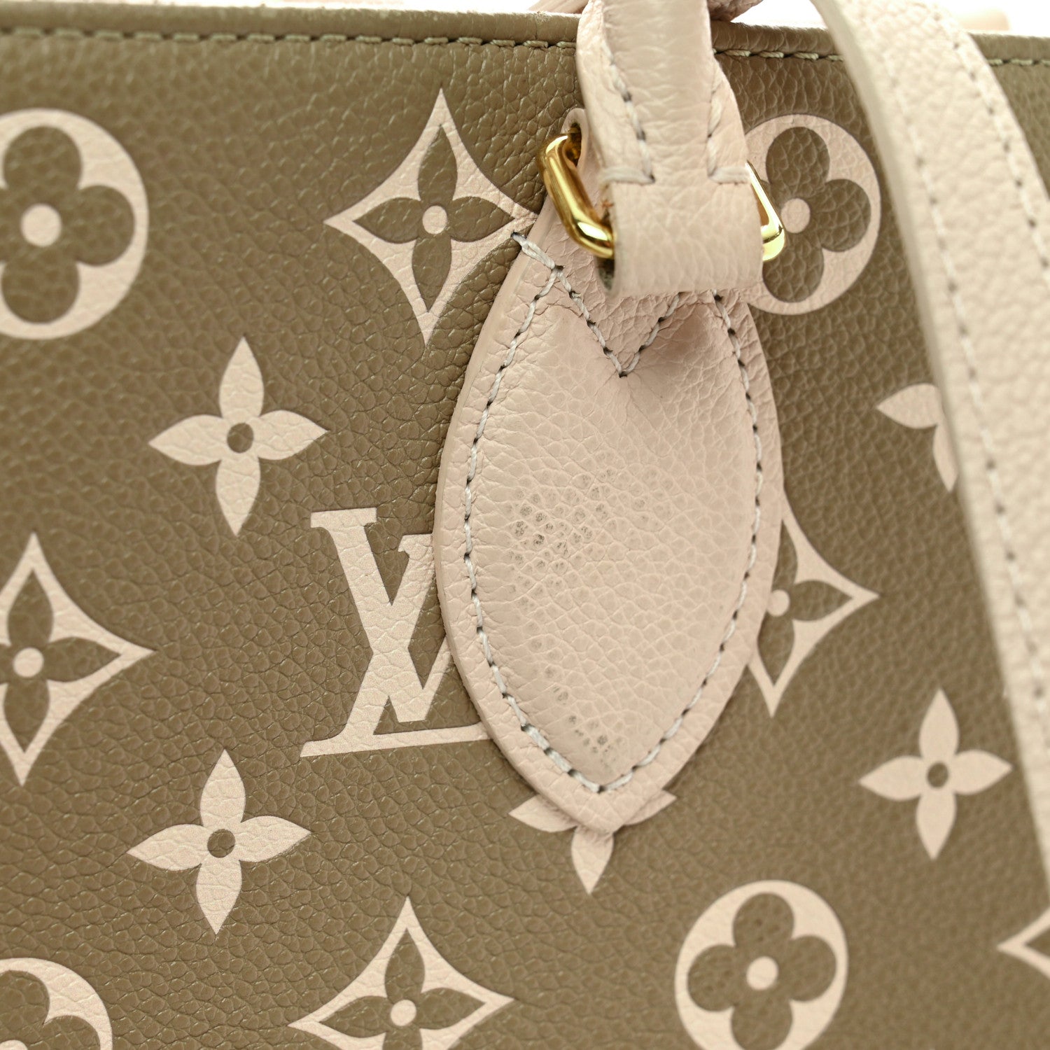 Louis Vuitton Empreinte Monogram Spring In The City Onthego MM Kaki Beige Cream 11 of 13