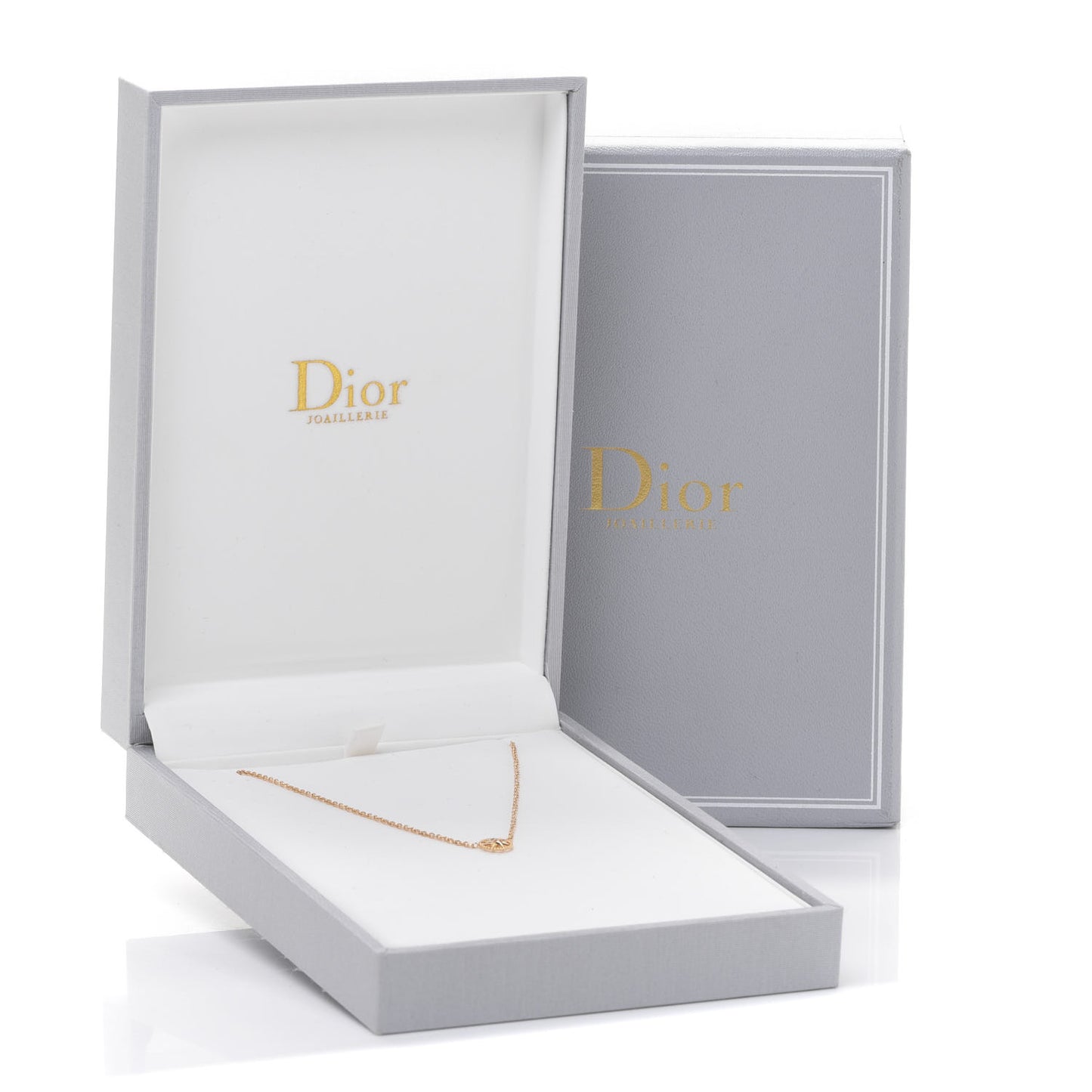 18K Yellow Gold Diamond XS Rose Des Vents Necklace