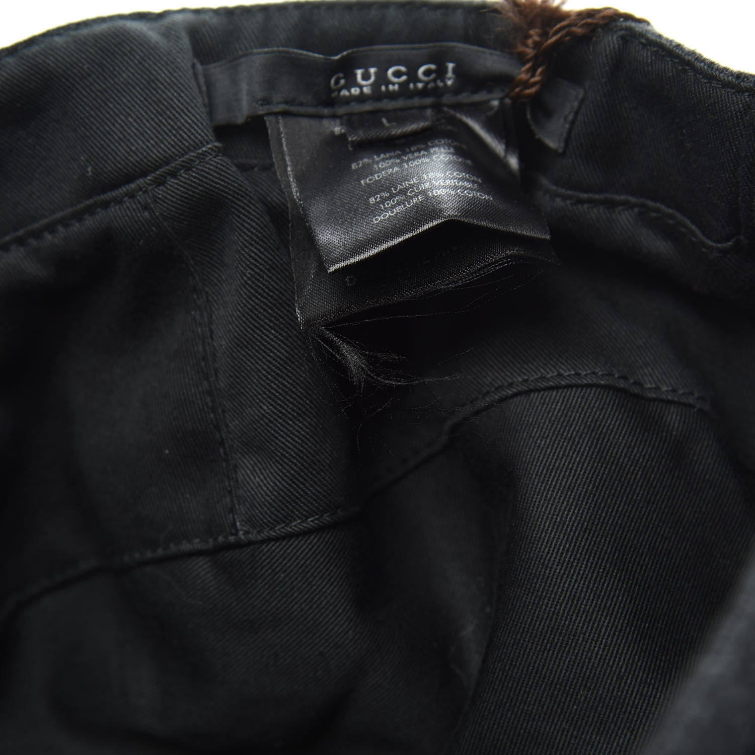 Gucci Felt Newsboy Hat L Grey 7 of 7