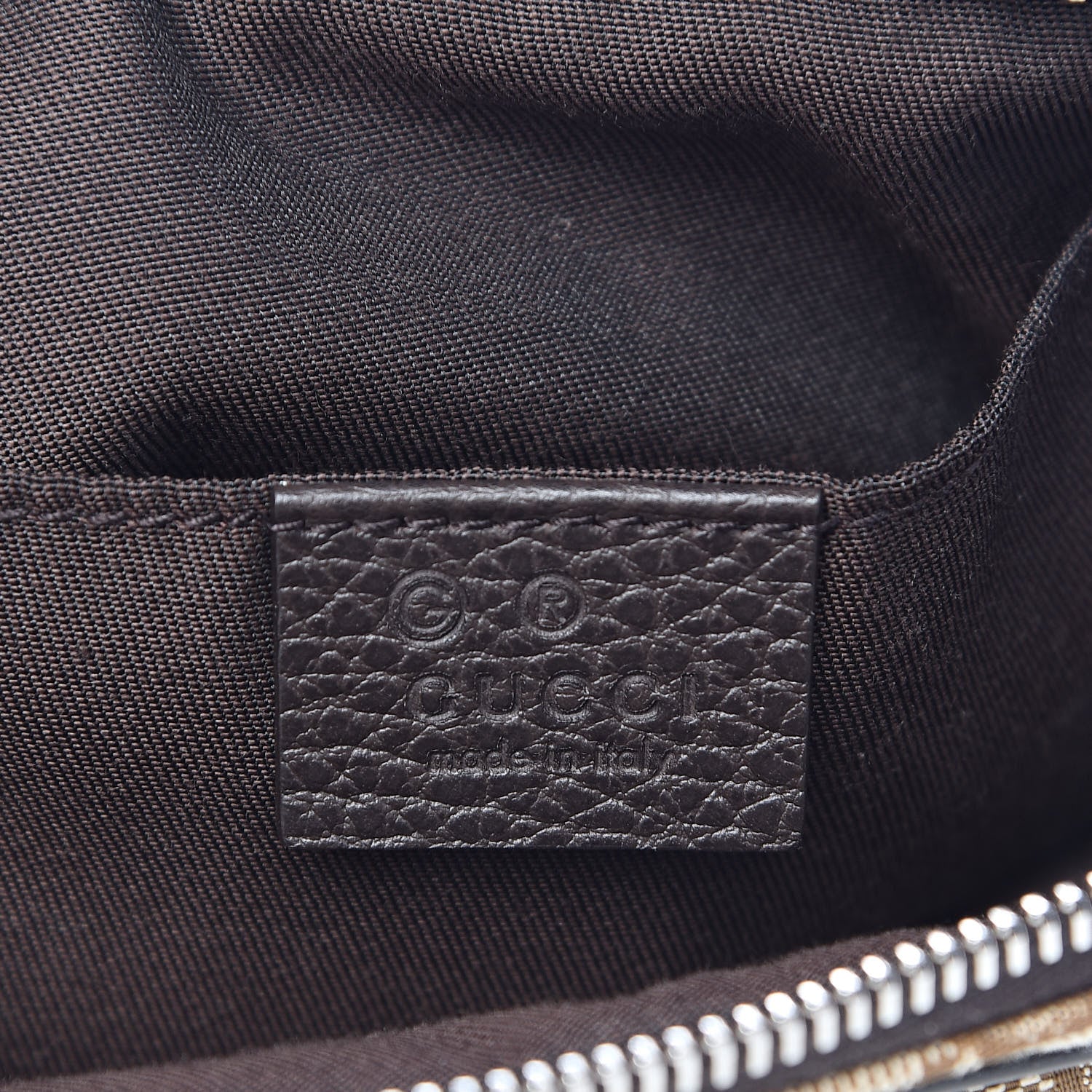 Gucci Monogram Belt Bag Dark Brown 6 of 10