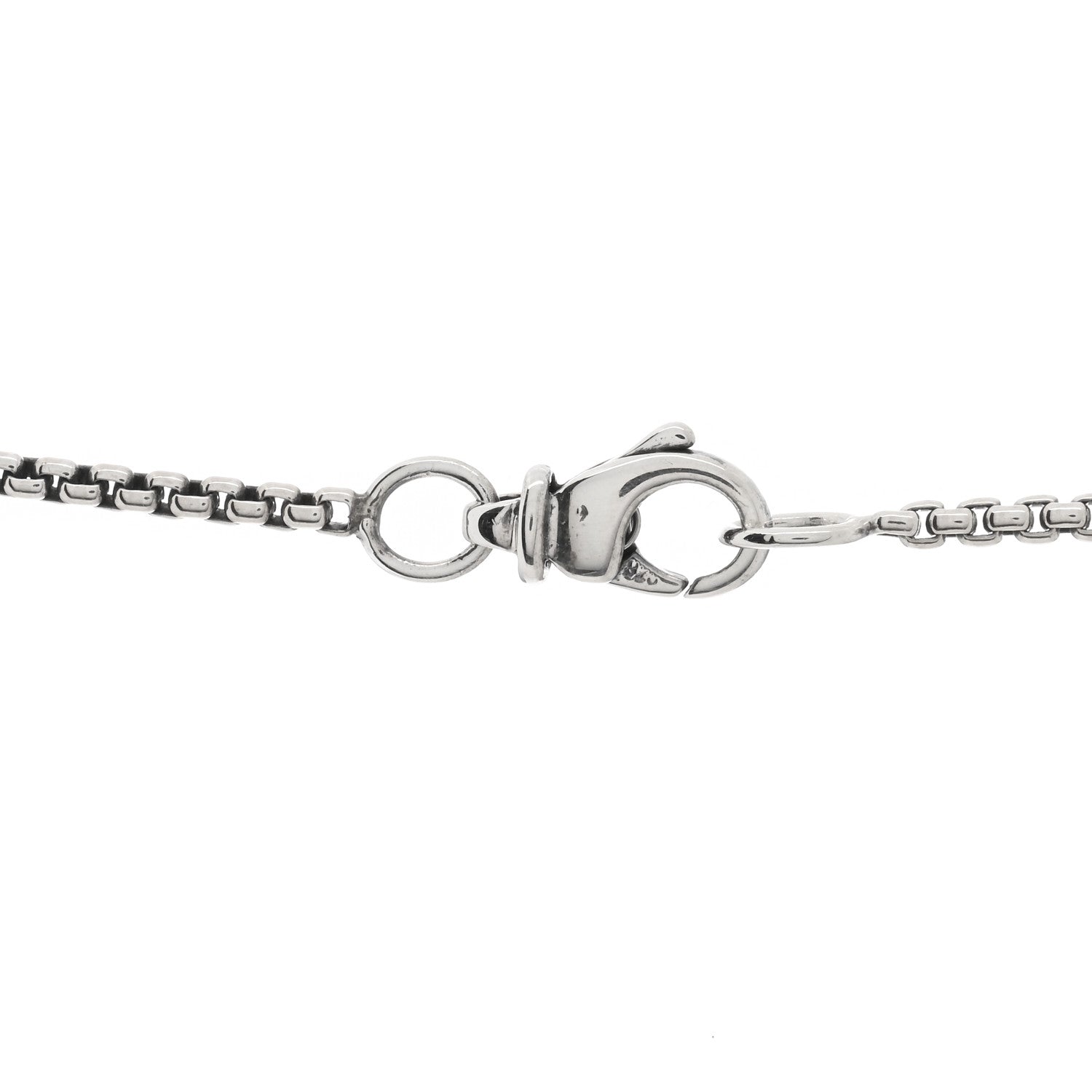 David Yurman Sterling Silver 18K Yellow Gold Diamond Citrine Yellow Sapphire 7mm Petite Albion Necklace 3 of 4