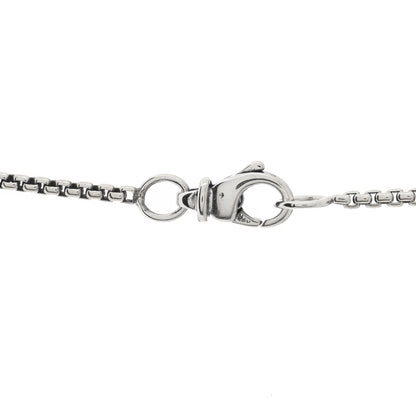 David Yurman Sterling Silver 18K Yellow Gold Diamond Citrine Yellow Sapphire 7mm Petite Albion Necklace 3 of 4