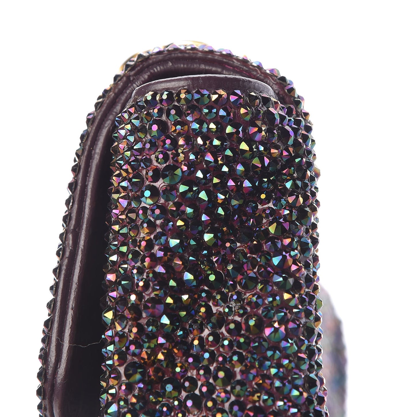 Strass Encrusted Mini Rectangular Flap Bag Multicolor