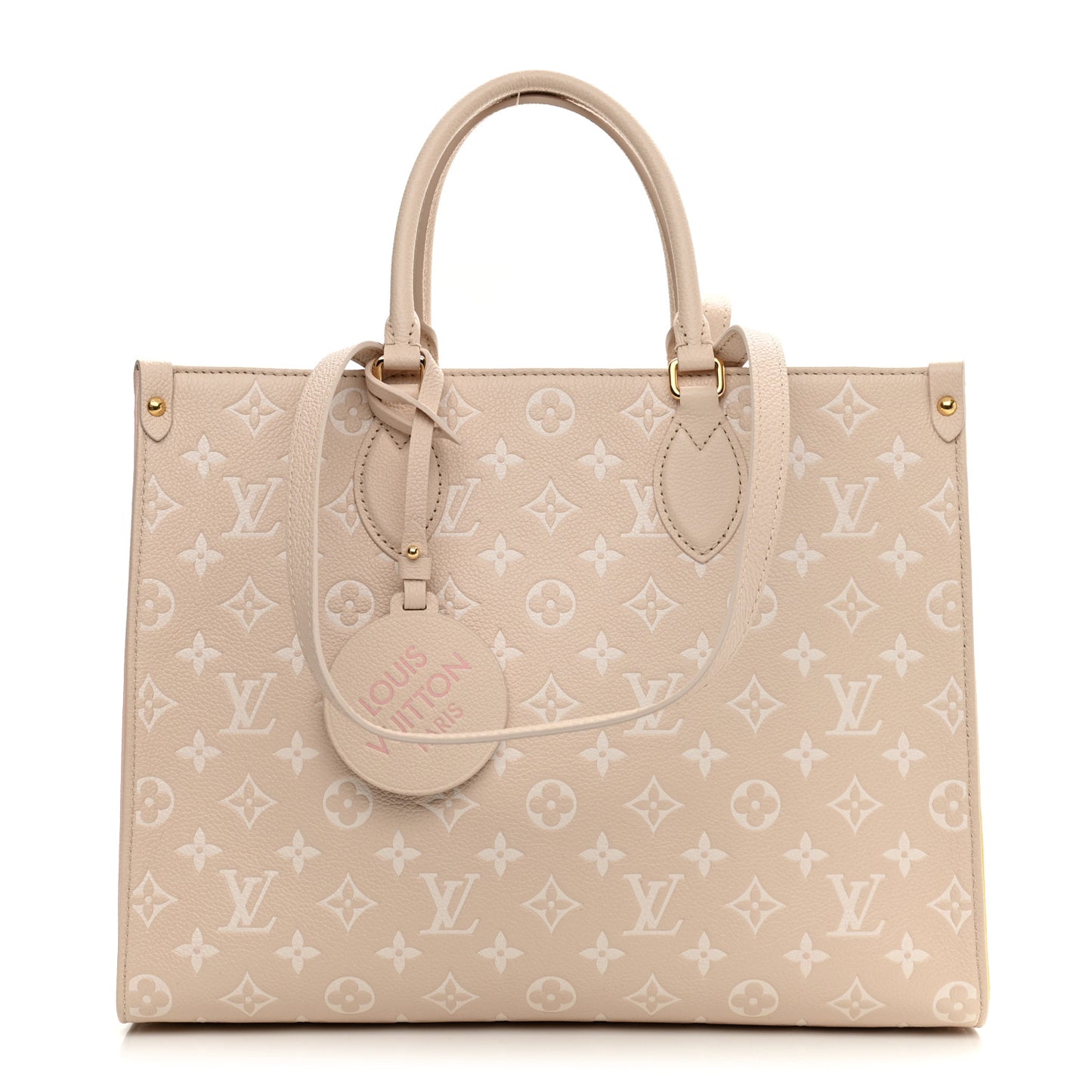 Empreinte Monogram Spring In The City Onthego MM Beige Pink Yellow