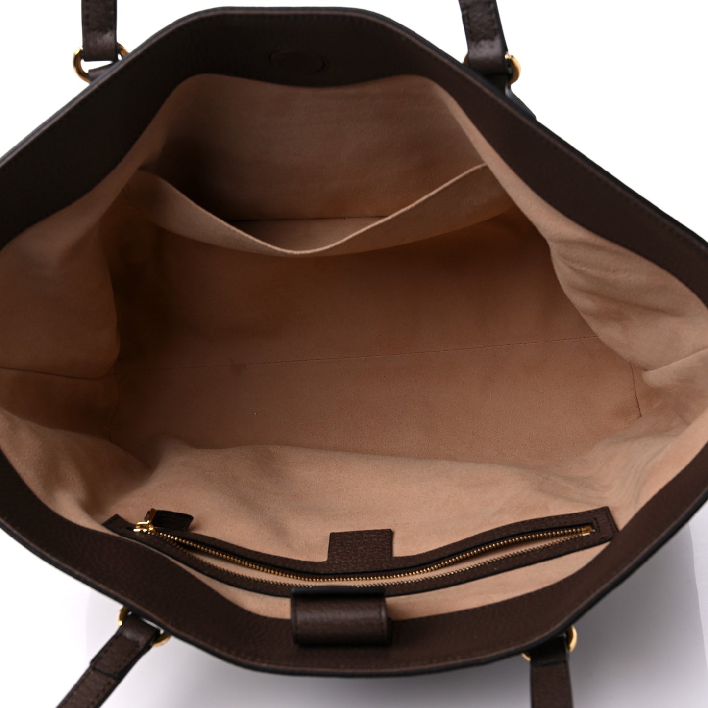 GG Supreme Monogram Textured Calfskin Web Medium Ophidia Shopping Tote Beige Ebony New Acero