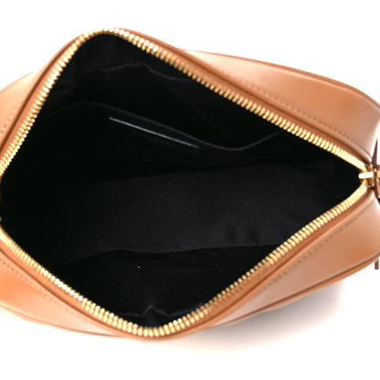 Saint Laurent Calfskin Matelasse Monogram Lou Camera Bag Cinnamon 5 of 11