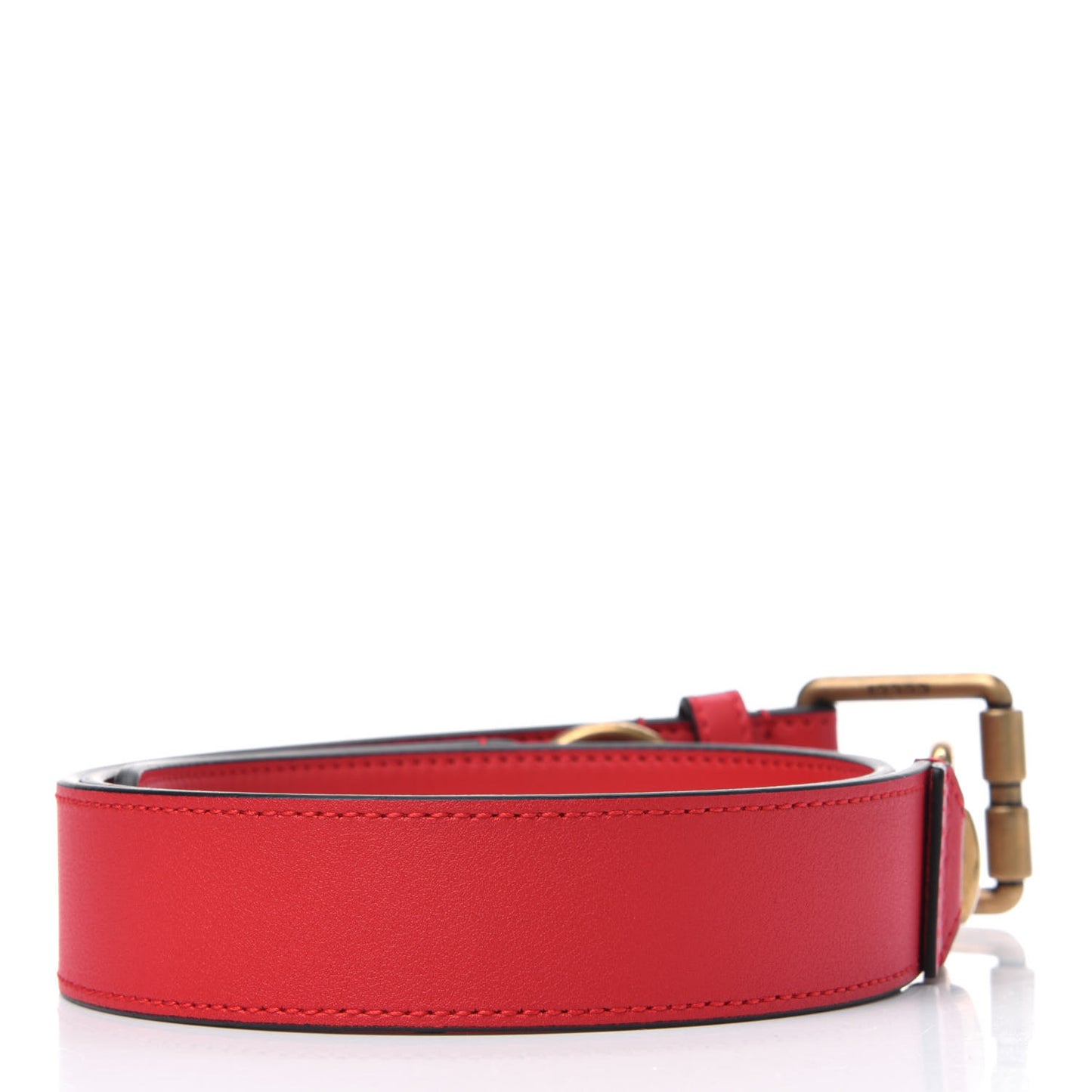 Calfskin Horsebit Belt 85 34 Red