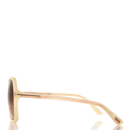 Tom Ford Carola Sunglasses TF328 White Pearl 3 of 8