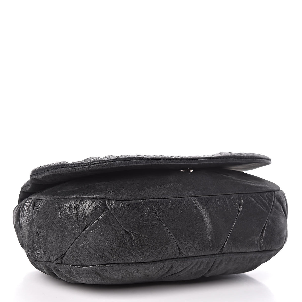 Chanel Iridescent Calfskin Glint Flap Black 4 of 11