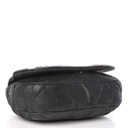Chanel Iridescent Calfskin Glint Flap Black 4 of 11