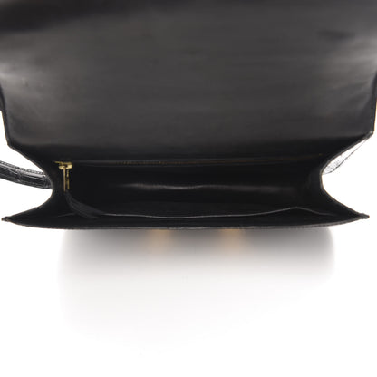 Hermes Shiny Porosus Crocodile Constance 23 Black 5 of 23