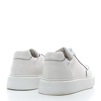 Prada Calfskin Mens Montana Low Top Sneakers 7 White 4 of 9
