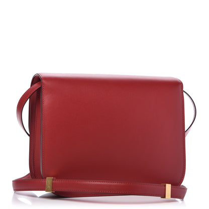 Celine Box Calfskin Medium Classic Box Flap Bag Red 3 of 9