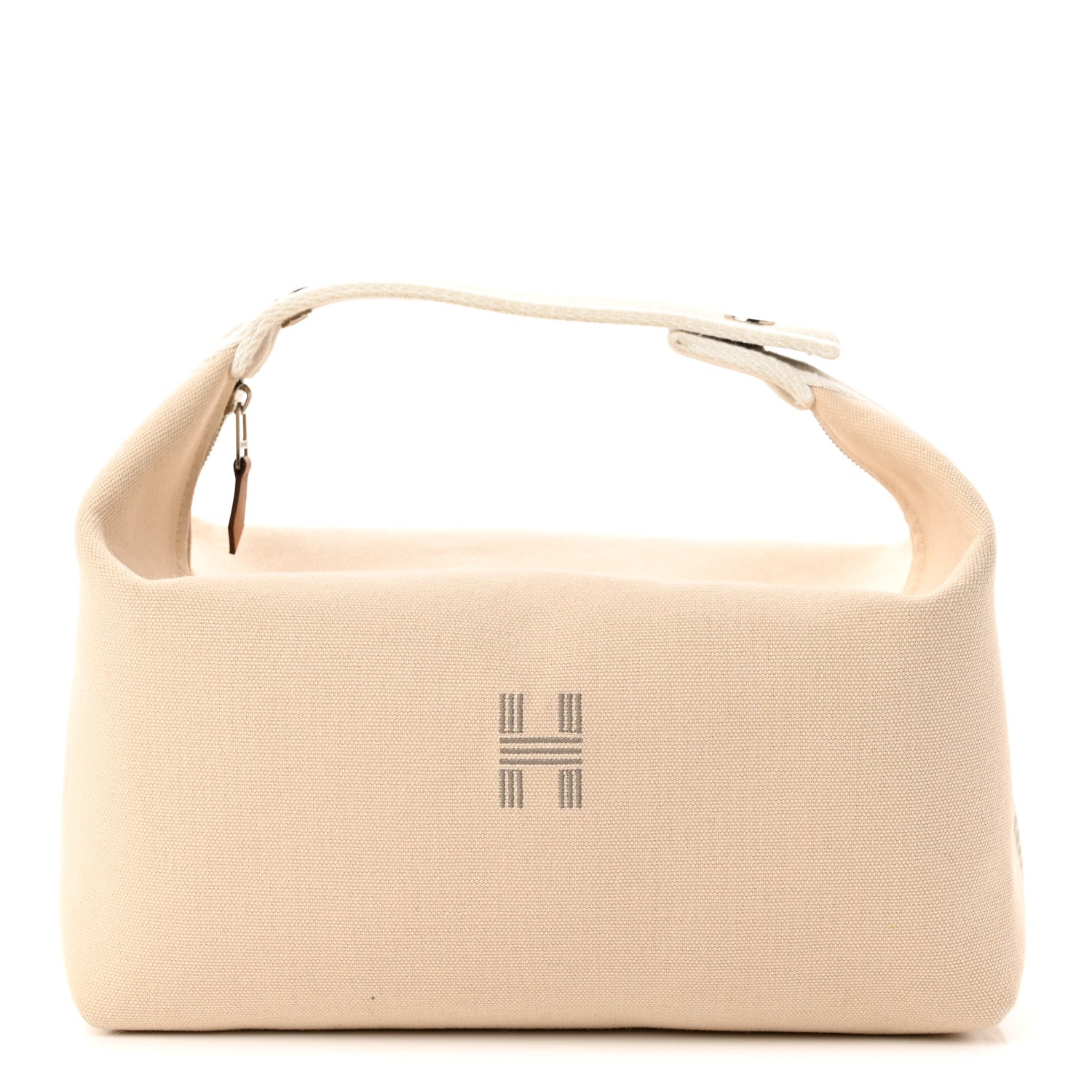 Hermes Canvas Large Bride-A-Brac Pouch Natural 1 of 9