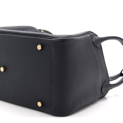 Hermes Taurillon Clemence Lindy 30 Bleu Nuit 10 of 11