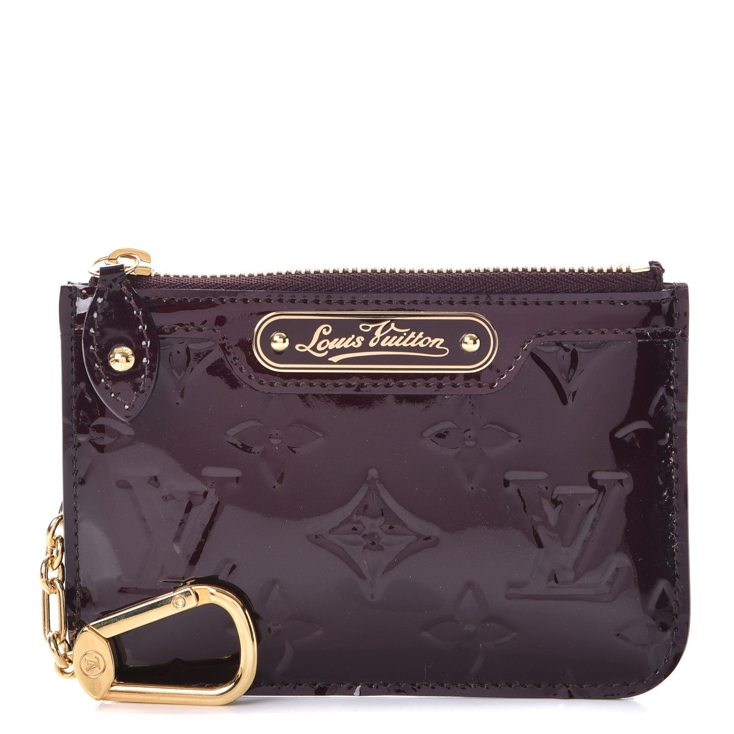 Louis Vuitton Vernis Key Pouch Amarante 1 of 8