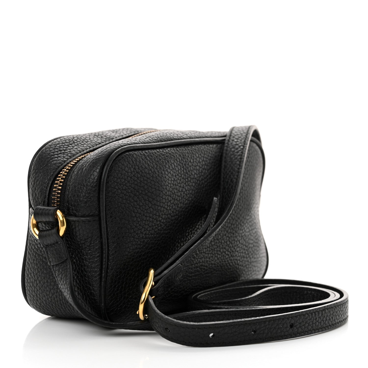 Gucci Pebbled Calfskin Mini Soho Disco Bag Black 3 of 11