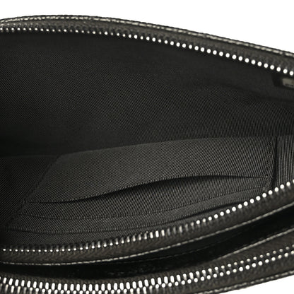 Chanel Metallic Caviar Quilted Small Clutch With Chain Dark Grey 5 of 10