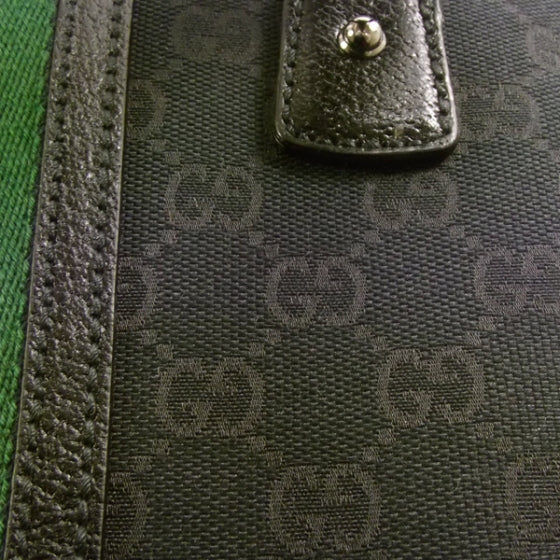 Monogram Treasure Boston Tote Black
