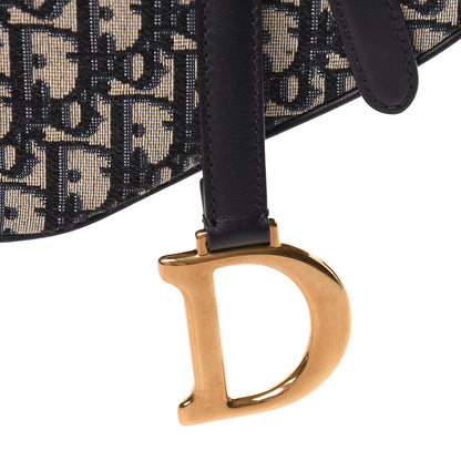 Christian Dior Oblique Saddle Bag Blue 9 of 9