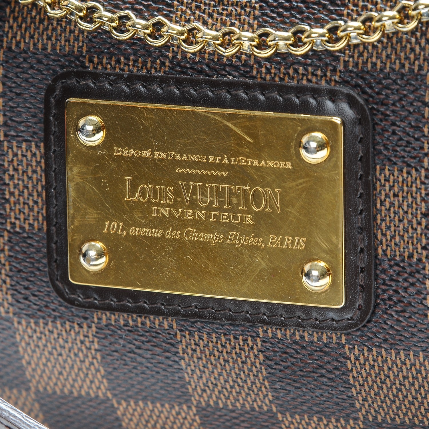 Louis Vuitton Damier Ebene Eva Clutch 8 of 8