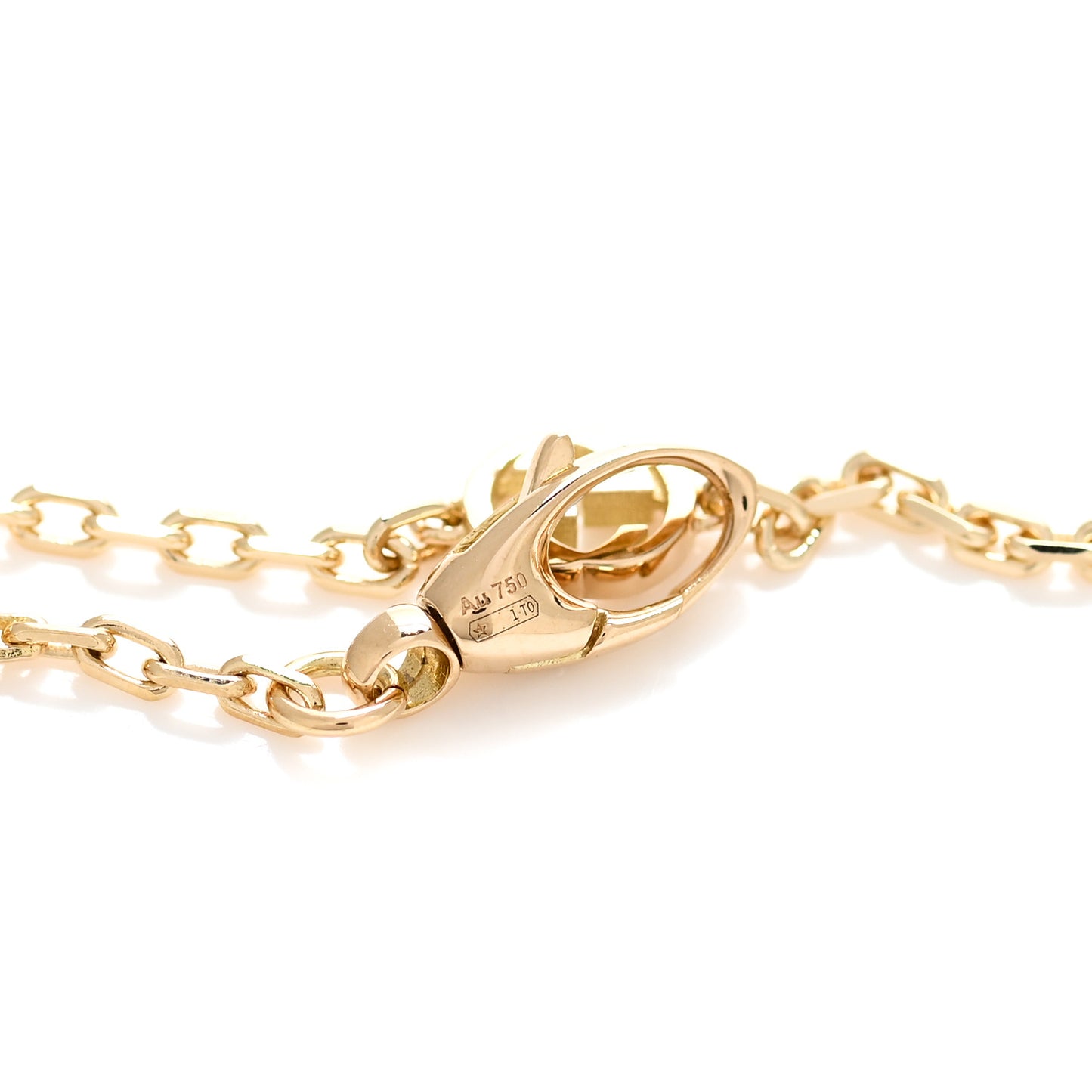 18K Yellow Gold Interlocking G Chain Bracelet