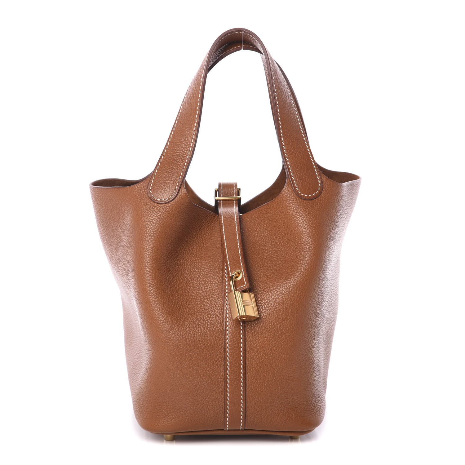Hermes Taurillon Maurice Picotin Lock 18 PM Gold 1 of 10