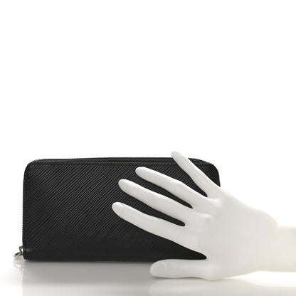 Louis Vuitton Epi Zippy Wallet Black Hot Pink 2 of 8